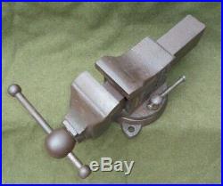 C. PARKER SWIVEL BASE BENCH VISE, No 239. SEMI STEEL, SOLID BAR. PAT JAN 2, 1906