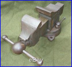 C. PARKER SWIVEL BASE BENCH VISE, No 239. SEMI STEEL, SOLID BAR. PAT JAN 2, 1906