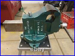 Charles Parker 384 1/2 swivel base and jaw bench vise