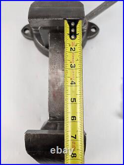 Chas Parker 973 1/2 Swivel Base 3-1/2 Bench Vise RESTORED patina vintage usa