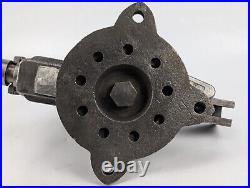 Chas Parker 973 1/2 Swivel Base 3-1/2 Bench Vise RESTORED patina vintage usa