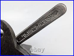 Chas Parker 973 1/2 Swivel Base 3-1/2 Bench Vise RESTORED patina vintage usa