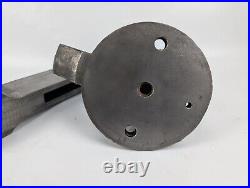 Chas Parker 973 1/2 Swivel Base 3-1/2 Bench Vise RESTORED patina vintage usa