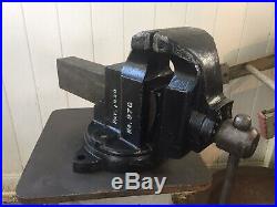 Chas Parker 976 vise with Swivel Base 6 Jaws 155lbs Machinist Vice