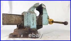Chas Parker Co No 204 Swivel Base Bench Vise 4 inch Jaws