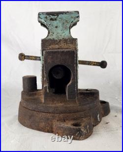 Chas Parker Co No 204 Swivel Base Bench Vise 4 inch Jaws