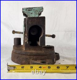 Chas Parker Co No 204 Swivel Base Bench Vise 4 inch Jaws