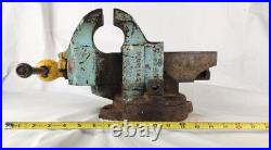 Chas Parker Co No 204 Swivel Base Bench Vise 4 inch Jaws