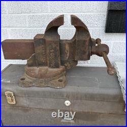 Chas Parker No. 204 Bench Vise Swivel Base 4 Jaws