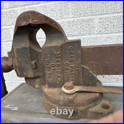 Chas Parker No. 204 Bench Vise Swivel Base 4 Jaws