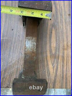 Chas Parker No 29X Antique 3.25 Bench Vise Swivel Base 6.75 Throat 36 Lbs USA