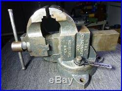 Chas Parker No. 973 Bench Vise 3 Jaw & Swivel Base Machinist Vise Blacksmith