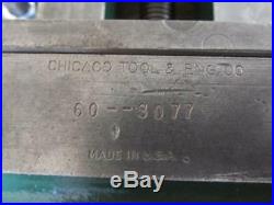 Chicago Tool & Eng. Palmgren 60-3077 Machinist Swivel Base Milling Vise Vice 6