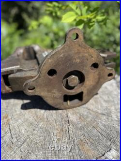 Classic Vintage Ridgid 35CPN Bench Vise. Swivel Base. Good Working Condition