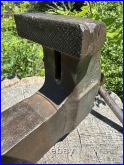 Classic Vintage Ridgid 35CPN Bench Vise. Swivel Base. Good Working Condition