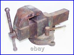 Columbian 603 1/2 Machinist Bench Vise with M on Swivel Base 33 lbs 10.5 oz USA