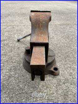 Columbian Bench Vise, No. 603, 3 Jaw, Swivel Base, Cleveland, USA