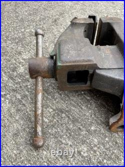 Columbian Bench Vise, No. 603, 3 Jaw, Swivel Base, Cleveland, USA