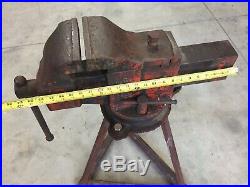 Columbian Cleveland No. 406 Swivel Base Swivel Jaw Bench Vise, 6 Jaws