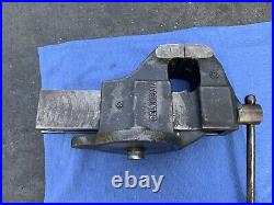 Columbian Machinist Bench Vise, No. 603, 3 Jaw, Swivel Base, USA