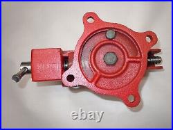 Columbian Nice Bench Vise D43-1/2 Swivel Base 3-1/2 Jaws, Anvil, M5, Red, USA