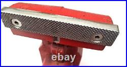 Columbian Nice Bench Vise D43-1/2 Swivel Base 3-1/2 Jaws, Anvil, M5, Red, USA