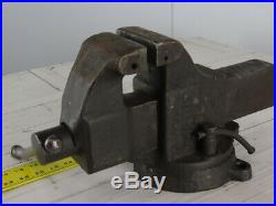 Columbian No. 604 4 Jaw 5-1/2 Open Swivel Base Bench Vise