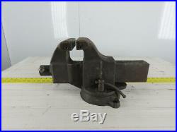 Columbian No. 604 4 Jaw 5-1/2 Open Swivel Base Bench Vise