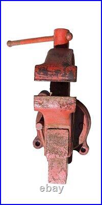 Columbian Swivel Bench Vice #603 1/2 Cleveland Ohio Heavy Duty Tool USA