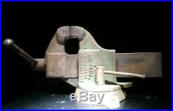 Columbian VISE 604 4 jaw -swivel base- blacksmith anvil vintage GREAT ITEM