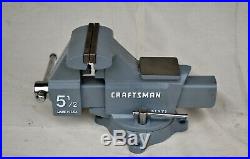 Craftsman 5 1/2 Bench Vise Swivel Base Model 51871 Made in USA