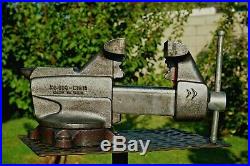 Craftsman 5'' Jaw Bench Vise, Heavy Duty, With Swivel Base & Pipe Grips, 38 Lb Vice