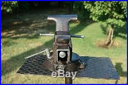 Craftsman 5'' Jaw Bench Vise, Heavy Duty, With Swivel Base & Pipe Grips, 38 Lb Vice
