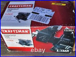 Craftsman 9-51854 Bench Vise 4 Jaws Swivel Base Pipe Jaws 51854 New Open Box