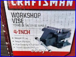 Craftsman 9-51854 Bench Vise 4 Jaws Swivel Base Pipe Jaws 51854 New Open Box