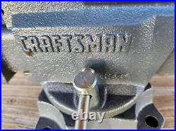 Craftsman 9-51854 Bench Vise 4 Jaws Swivel Base Pipe Jaws 51854 New Open Box