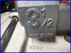Craftsman USA Bench Vise No. 51861 with Swivel Base & 3-1/2 Jaws