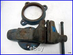 DAMAGED Wilton 1740 Mechanics Bench Vise 4 Jaw Full Swivel Base Pipe DAMAGED Wilton 1740 Mechanics Bench Vise 4 Jaw Full Swivel Base Pipe