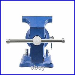DT08125A 5-Inch Heavy Duty Bench Vise 360-Degree Swivel Base and DT08125A-5In