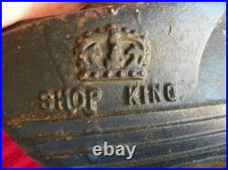 EARLYWILTON SHOP KING 3-1/2 Swivel Base Bench Vise WithPipe Jaws & Anvil MCM