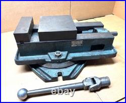 ENCO 6 Machining Milling Vise Model 425-7261 Swivel Base & Handle CLEAN