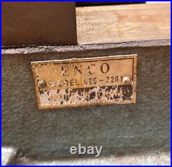 ENCO 6 Machining Milling Vise Model 425-7261 Swivel Base & Handle CLEAN