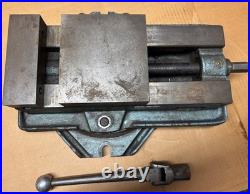 ENCO 6 Machining Milling Vise Model 425-7261 Swivel Base & Handle CLEAN