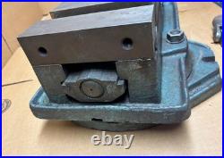 ENCO 6 Machining Milling Vise Model 425-7261 Swivel Base & Handle CLEAN