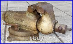 Early 1946 DATED Vintage WILTON Chicago SWIVEL Base BULLET VISE Machinist Tool