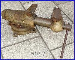Early 1946 DATED Vintage WILTON Chicago SWIVEL Base BULLET VISE Machinist Tool