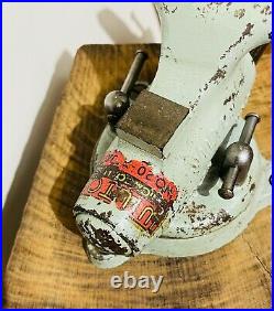 Early (7-52) Wilton 2 Baby Bullet Vise Swivel Base, Nice, Mint Condition (LOOK)