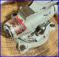 Early (7-52) Wilton 2 Baby Bullet Vise Swivel Base, Nice, Mint Condition (LOOK)