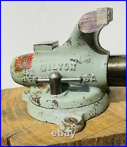 Early (7-52) Wilton 2 Baby Bullet Vise Swivel Base, Nice, Mint Condition (LOOK)