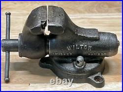 Early Vintage WILTON Baby Bullet 2 Vise Patent Pending Swivel Base